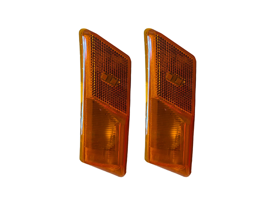 Left turn signal and side marker light